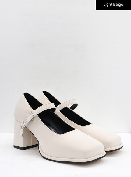 Mary Jane Square Toe Shoes OS22