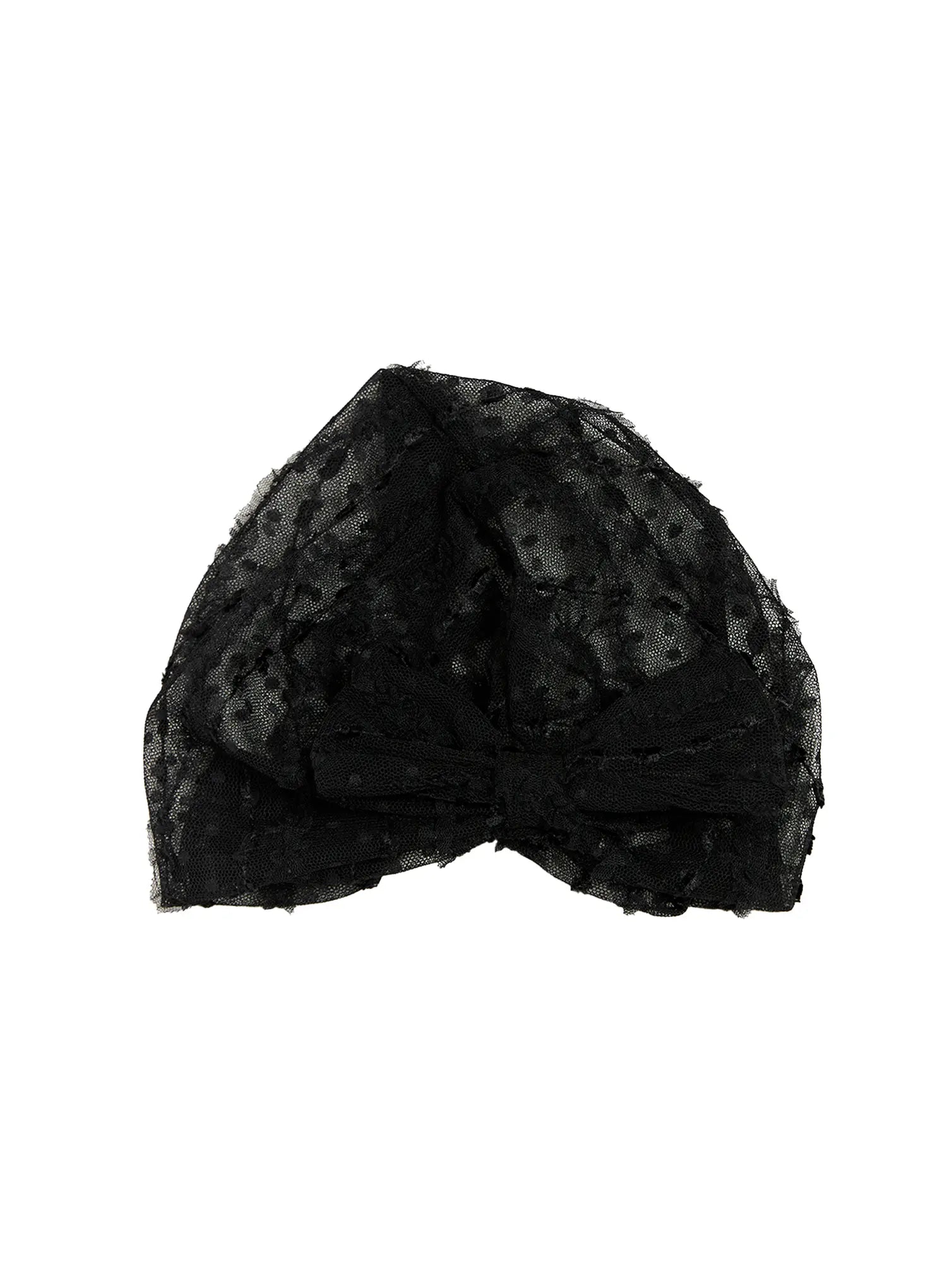 sheer-polka-dot-ribbon-beanie-cl514