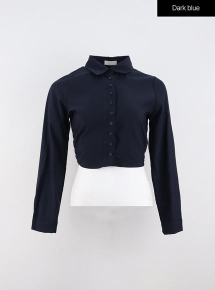 ruched-crop-shirt-io317