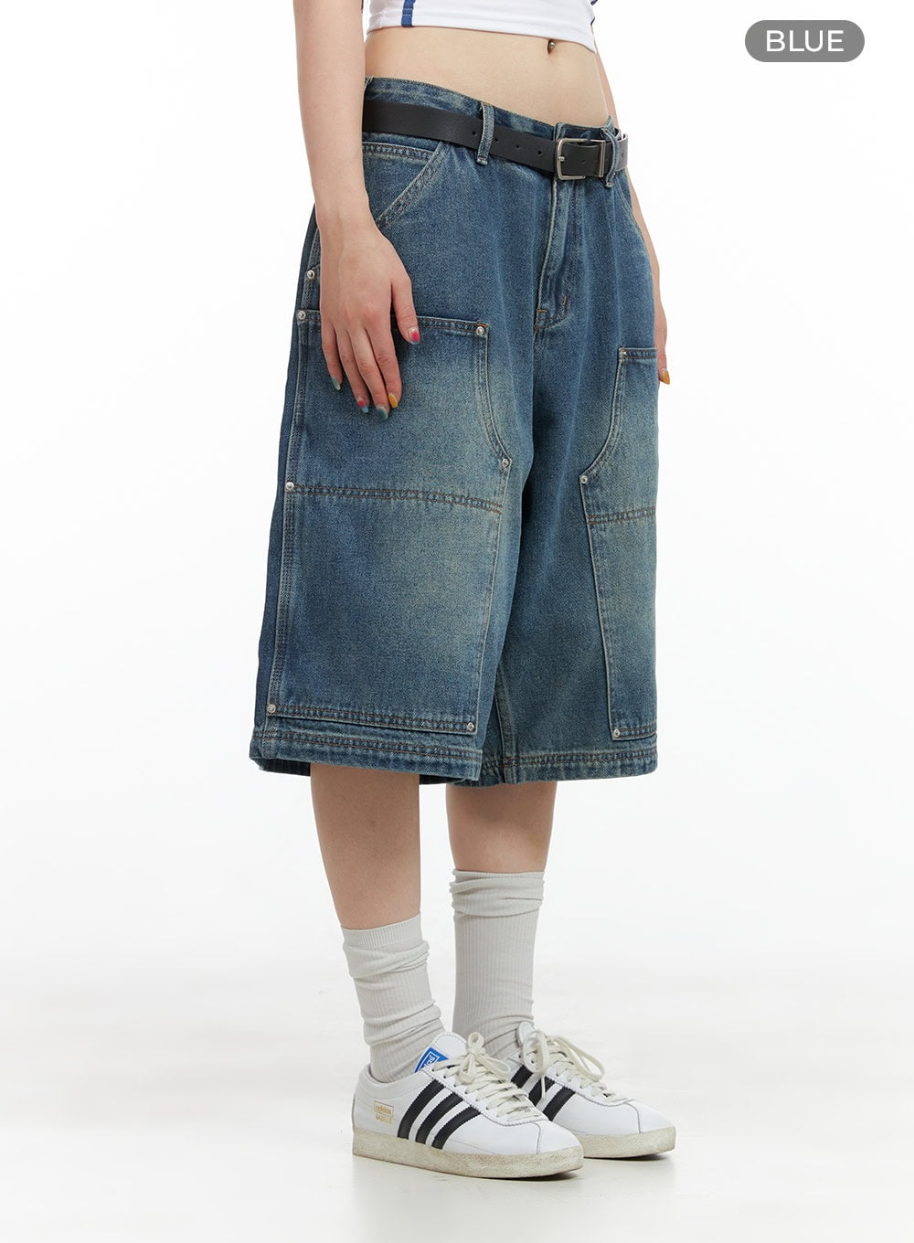 stud-washed-baggy-jorts-unisex-cg408