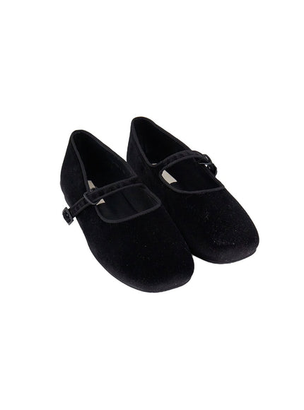 Velvet Mary Jane Flats CJ515