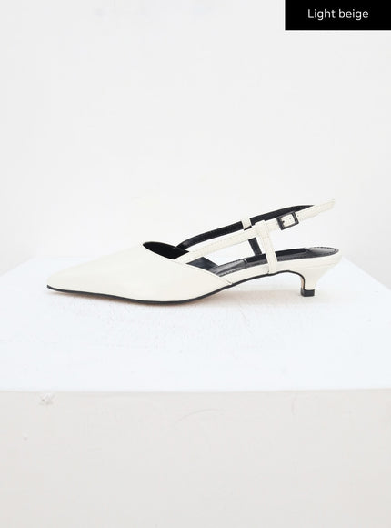 Pointed Toe Slingback Pumps CA304