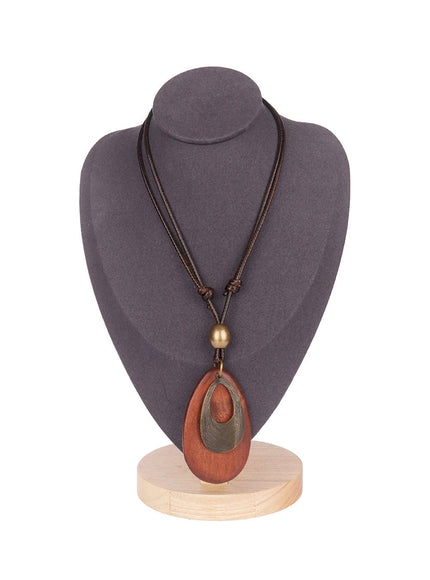 Oval Tree Bohemian Necklace CF513