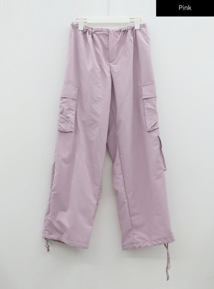 Drawstring Cargo Baggy Pants CF313