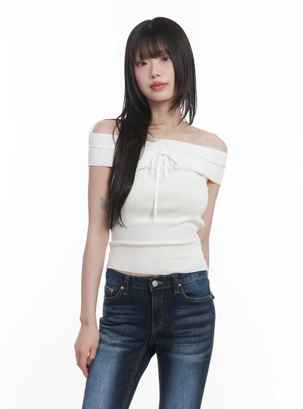 off-shoulder-ribbon-sleeveless-sweater-cu519