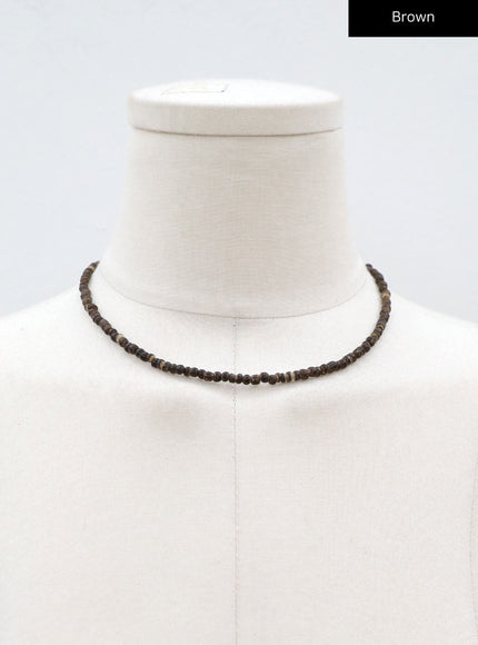 Wooden Beaded Necklace CJ22