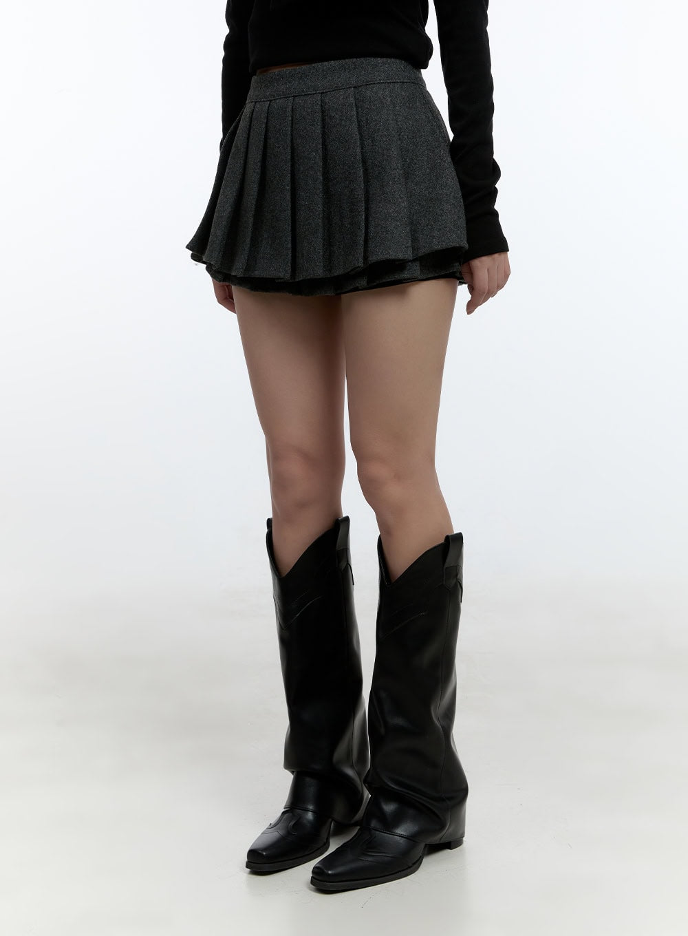 warm-pleated-mini-skirt-cd423