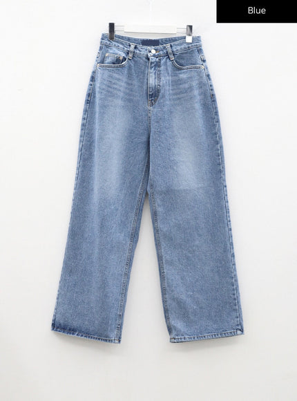 Mid-Wash Bootcut Jeans CM323