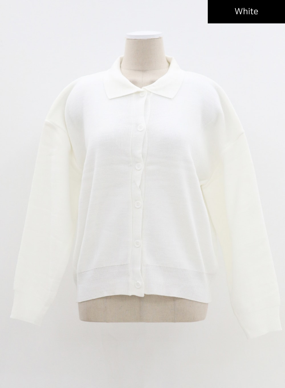Button Collar Cardigan CM315