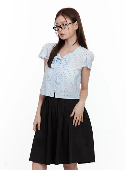 polka-dot-button-up-blouse