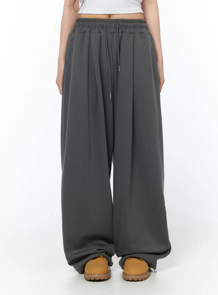 plaid-graphic-wide-leg-sweatpants-cy529