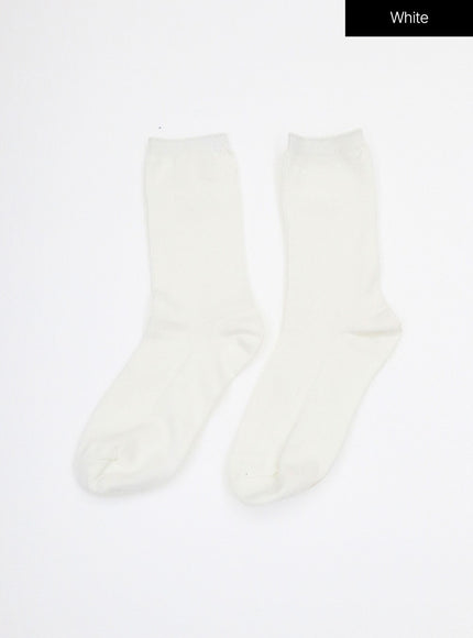 Ribbed Knit Socks OJ331