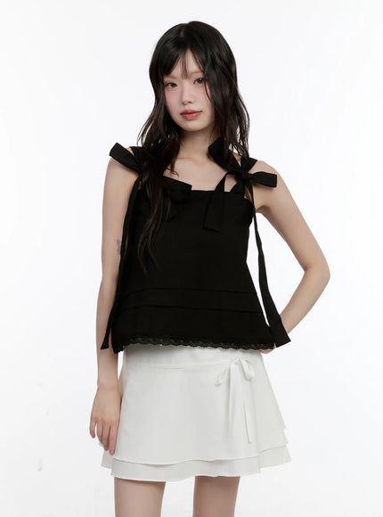 ribbon-tie-babydoll-top-cl507