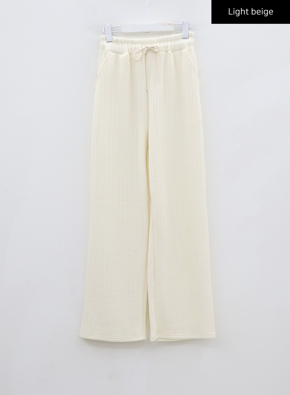 Elastic Wide Knit Pants CN14