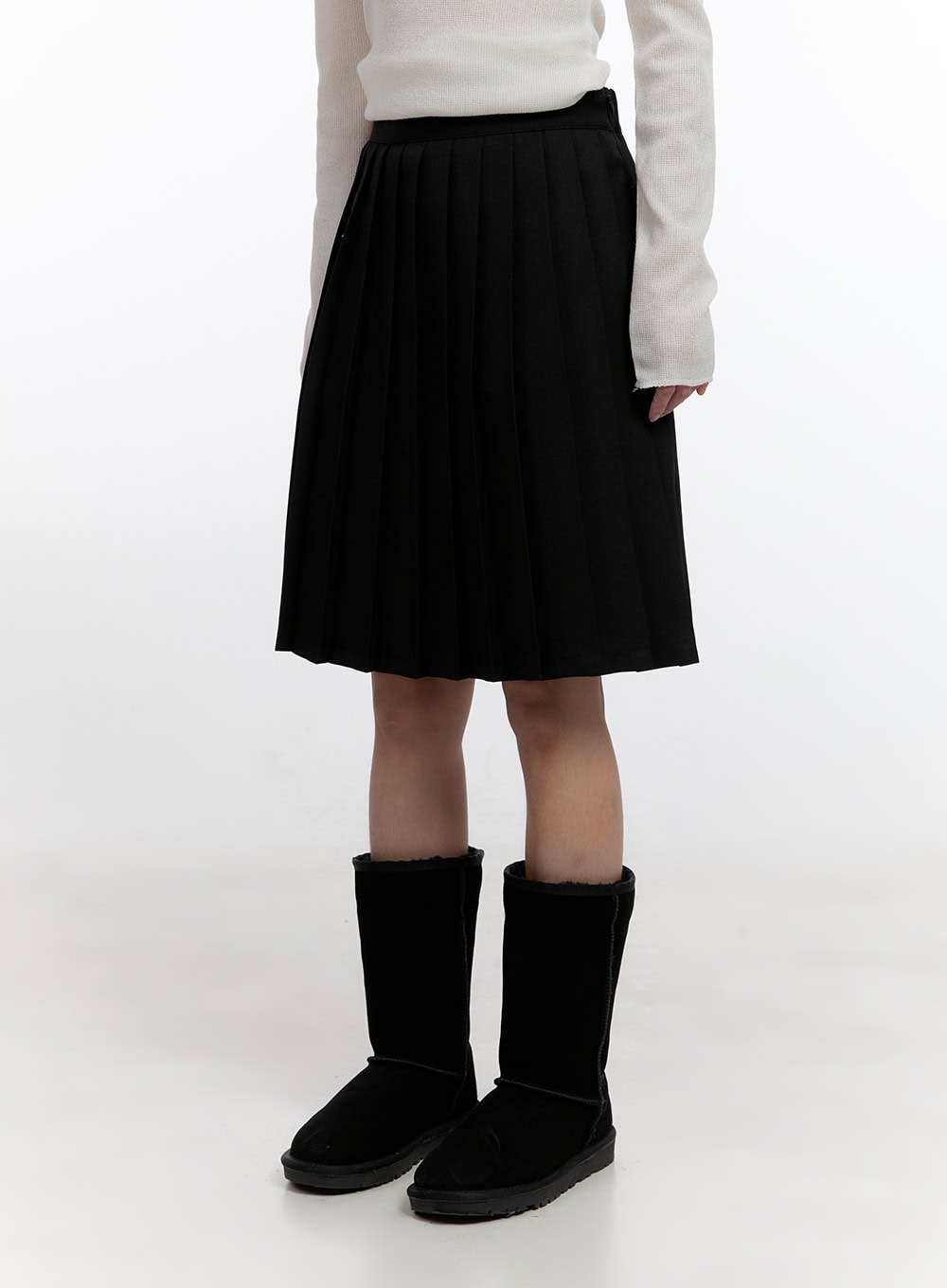 pleated-polyester-midi-skirt-cn425