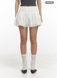 frill-lace-mini-skirt-cl431