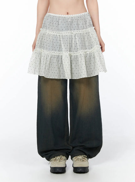 layered-sheer-polka-dot-midi-skirt-cy505