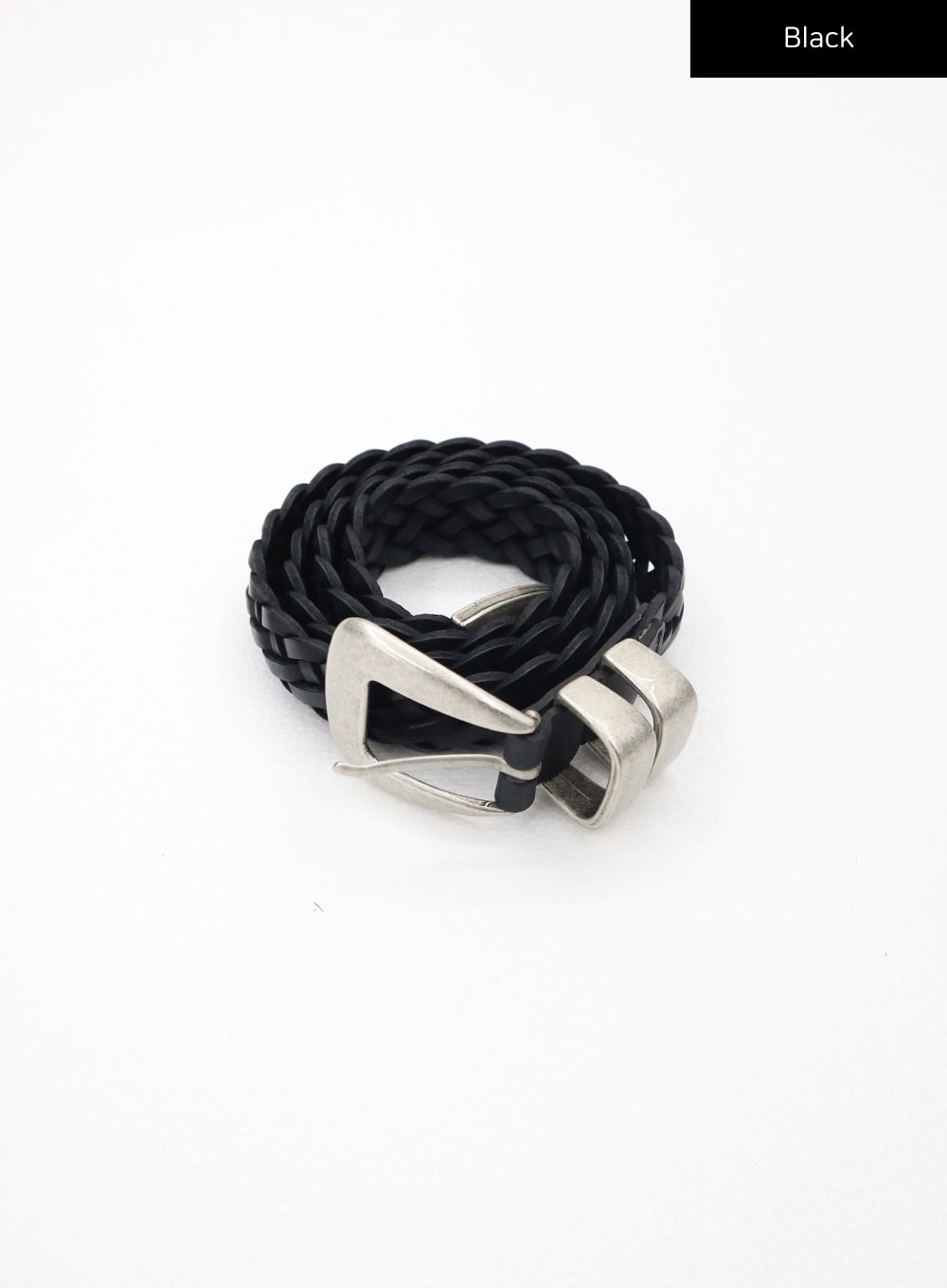 Woven Faux Leather Belt CM309