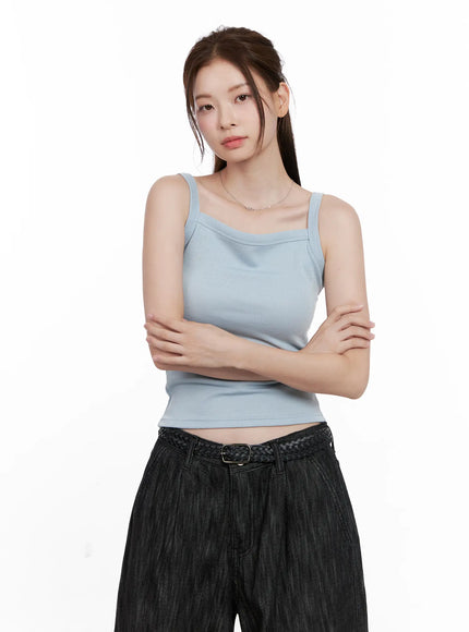 Ribbed Sleeveless Top CL523
