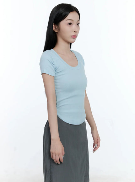u-neck-slim-fit-tee-cg501