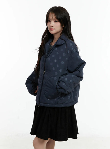 Polka Dot Bomber Jacket CD514