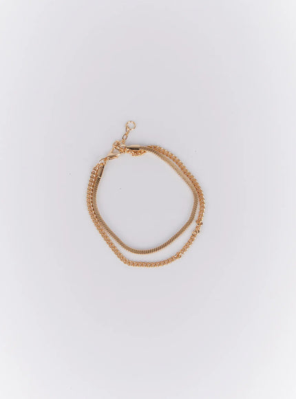 snake-chain-bracelet-in514 / Gold