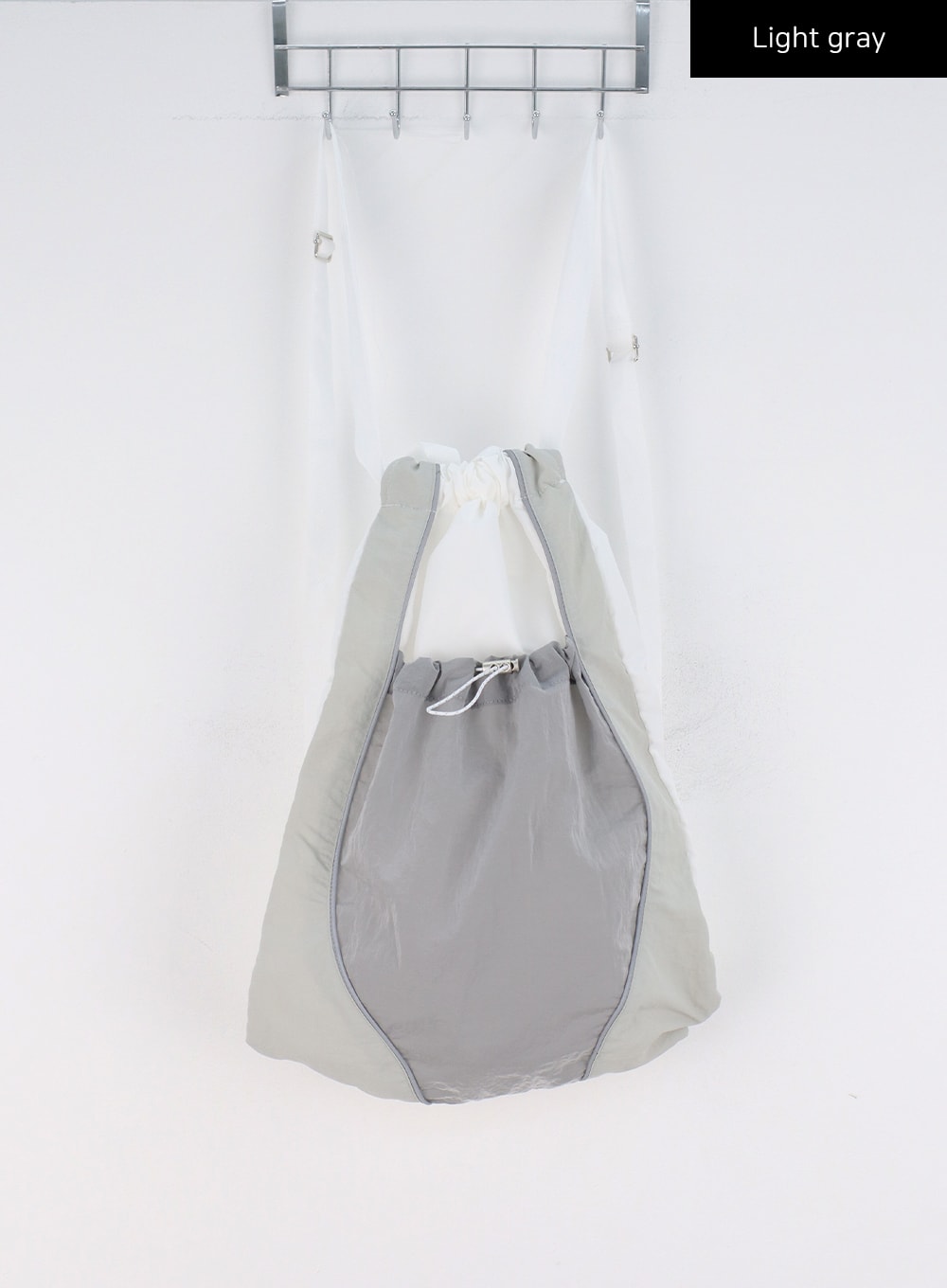 string-backpack-co304 / Light gray
