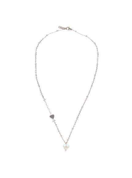 Clear Heart Necklace CF528