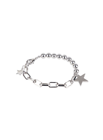 Bold Star Bead Bracelet F502