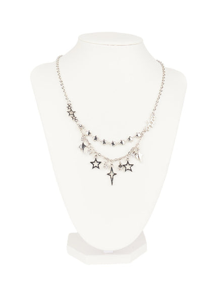 Double Chain Star Necklace CM517