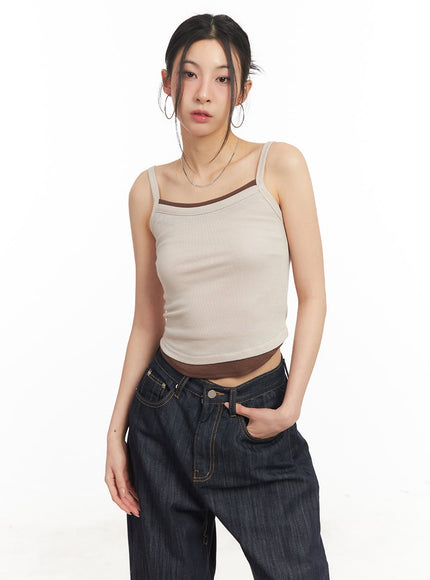 Layered Crop Tank Top CM503