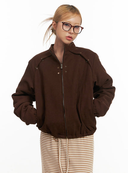 Relaxed-Fit Suede Jacket CJ508