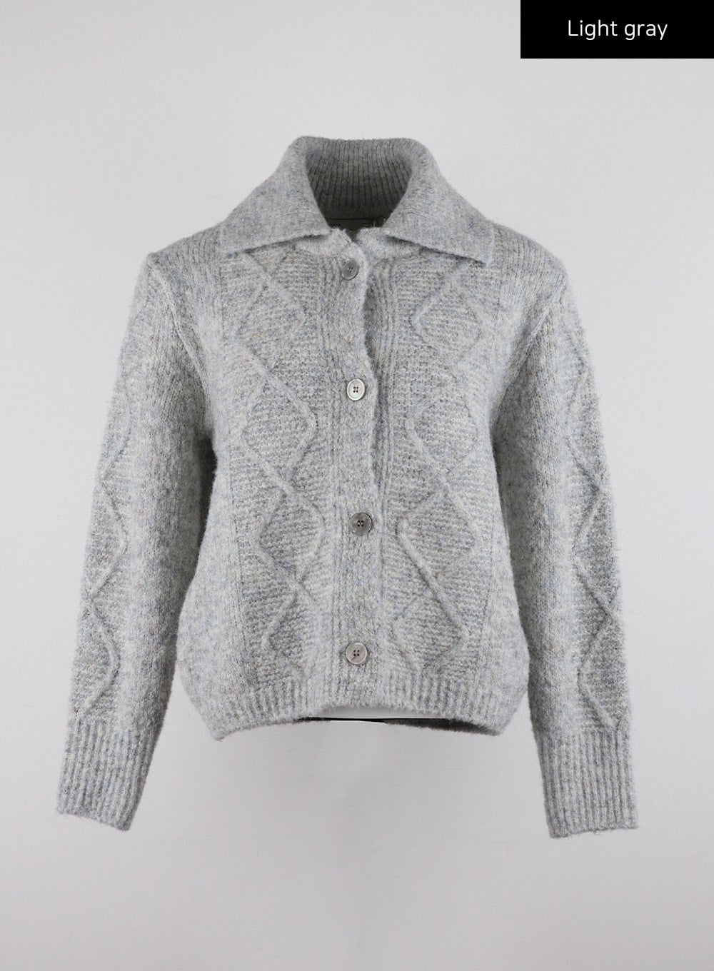 recycled-polyester-collared-cable-knit-cardigan-cd314