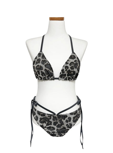 chic-leopard-print-bikini-set-iy514 / Gray