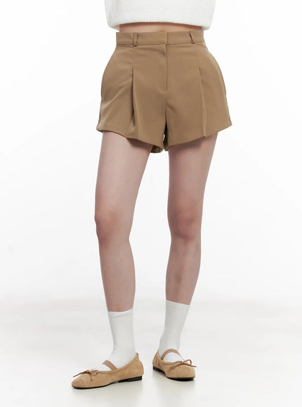 pleated-high-waist-shorts-cl515