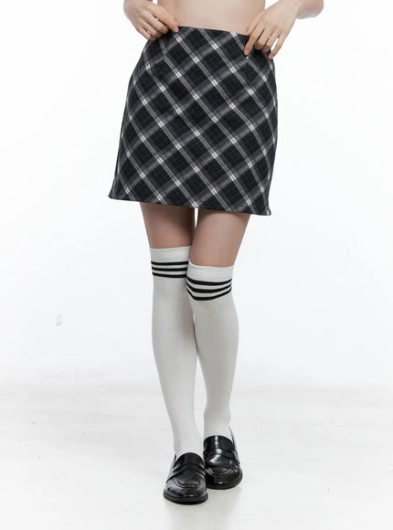 plaid-a-line-mini-skirt-co506