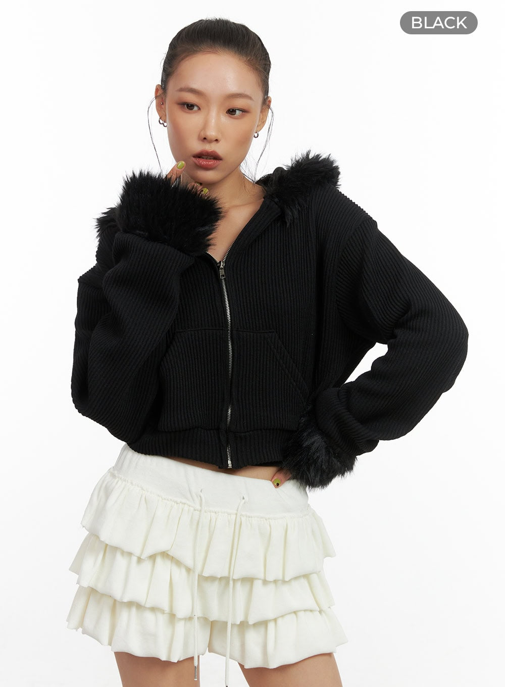 urban-chic-crop-fur-hoodie-co424