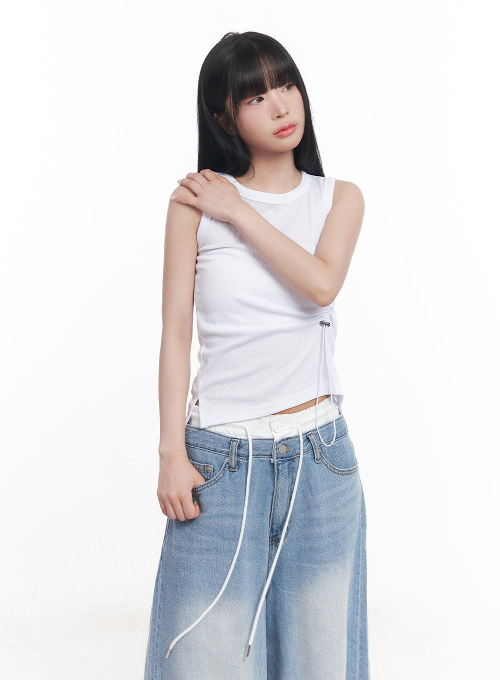 shirred-crop-tank-top-cy527