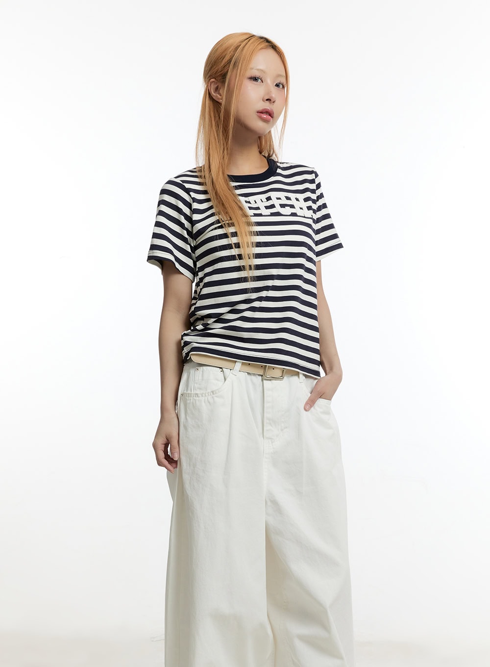 striped-patch-cotton-t-shirt-cy505