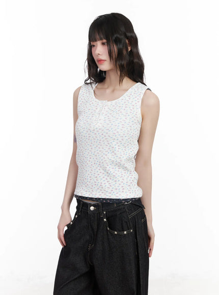 ribbed-floral-tank-top-cm526