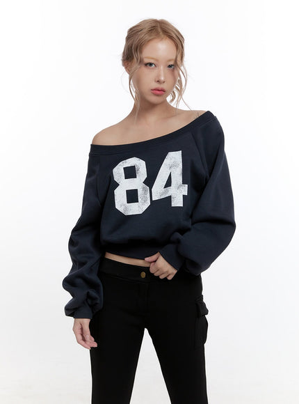 off-shoulder-crop-sweatshirt-cn425 / Dark blue