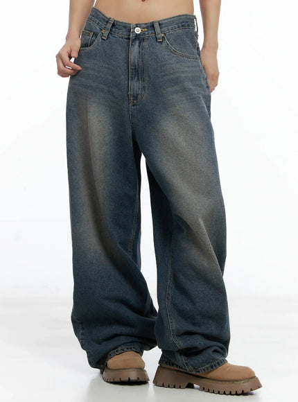 Finley Oversized Wide-Leg Jeans CS504
