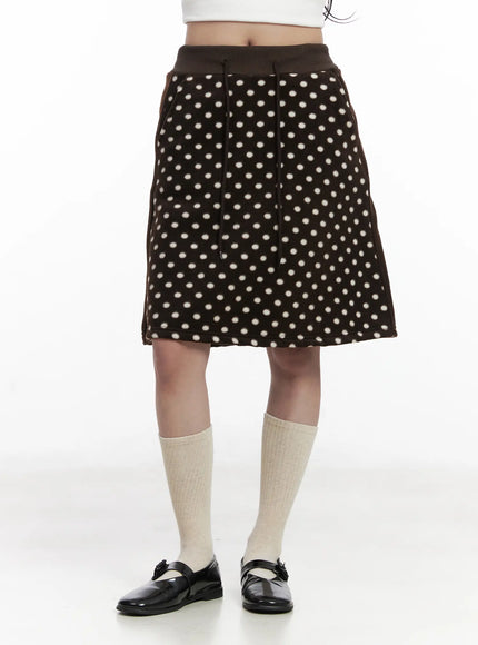 fleece-polka-dot-midi-skirt-cn527