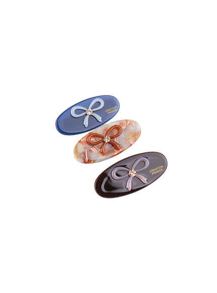 Oval Ribbon Hairpin CJ515