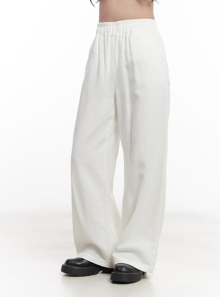 Essential Cotton Wide-Fit Pants CY523
