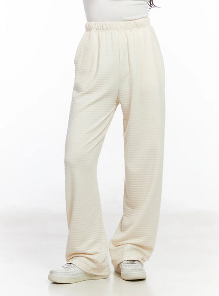 Textured Relaxed Sweatpants CM527