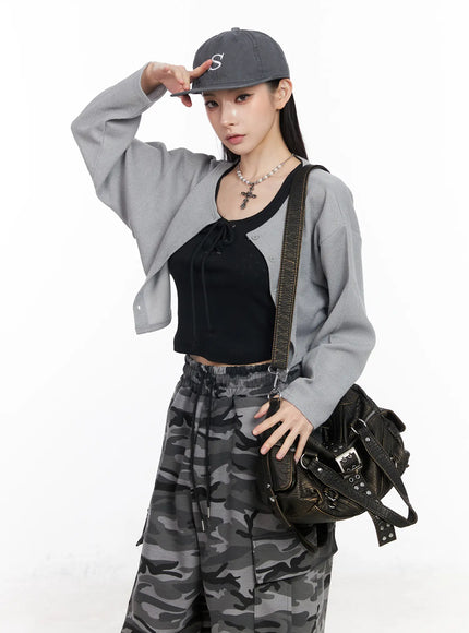 Summer Knit Crop Tank Top CM519