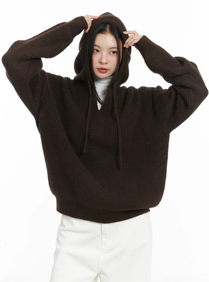 v-neck-knit-hoodie-cj507