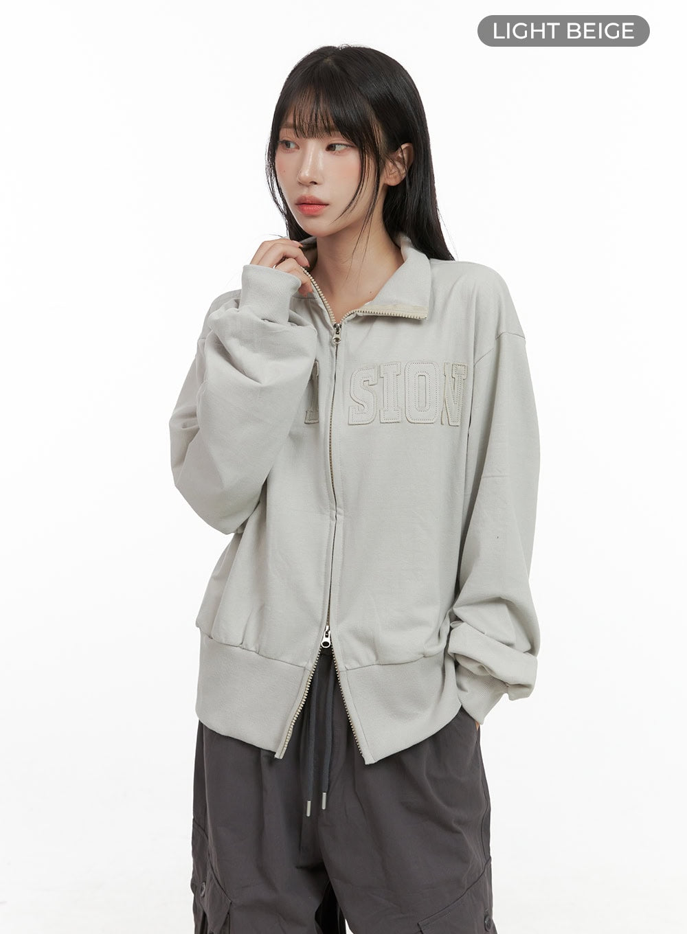 lettering-patch-zip-up-jacket-cs403