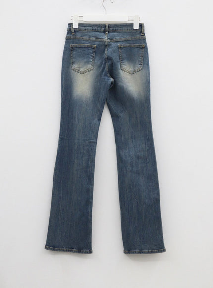 Low Rise Bootcut Jeans CF302